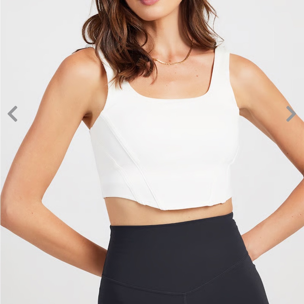 Nike swoosh corset bra